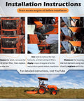 Installation steps for All-In-One Maintenance Filter Kit For L3301 HST And L3901 HST tractors with D1803 engines