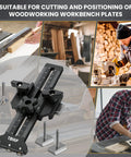 Precision Thin Rip Jig Featuring Heavy Duty Triple Pulleys For Dead Set Accurate Strip Cuts, Fits Standard U And T Slots, Smooth Operator On Table Saw Plus Band Saw with adjustable markings.