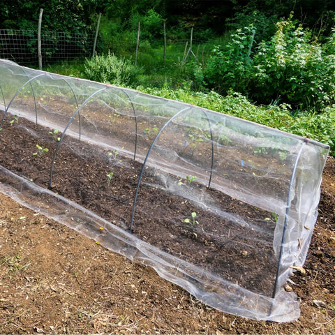 Two Pack 10 By 33 Feet Backyard Garden Netting Ultra Fine Mesh That Keeps Birds And Bugs Out While Shielding Vegetables And Fruits