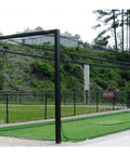Outdoor Heavy Duty HDPE Batting Cage Net For Baseball And Softball Training, gauge 42 twine, UV treated, 12x14x55 feet