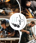 Electric Metal Cutter Nibbler With Flexible Design For Portable Power Tool Compatibility used by professionals in a workshop setting.