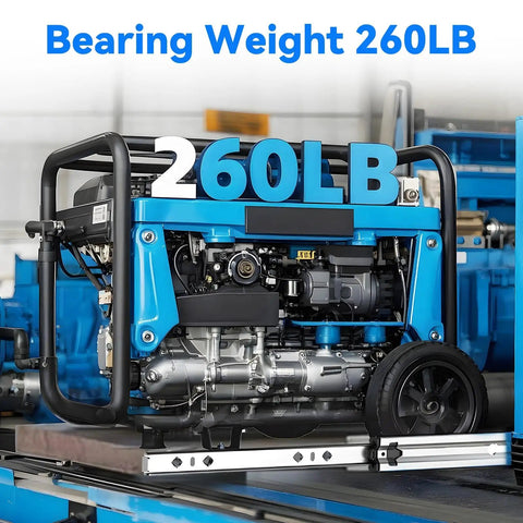 Generator on Beefy Heavy Duty Drawer Slides Full Extension Side Mount Rails For 20 To 40 Inch Drawers, 260lb capacity