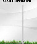 16 Inch Universal Hedge Trimmer Attachment With Dual Action Blade And Articulating Head For Gas Powered Tools, displayed upright.