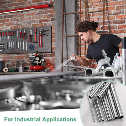M METERXITY stainless steel tubes set of six sizes, 304 SS, 300 mm length, 1–6 mm OD, 0.15/0.6 mm wall
