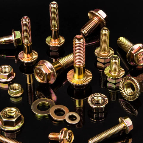 521 Piece Flange Bolts Assortment Kit M6 M8 M10 Serrated Hex Cap Flange Bolts With Nuts And Washers Class 8 8 Full Thread Coarse Set