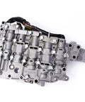 Solid Grip CVT Transmission Valve Body Featuring Knockout JF011E RE0F10A Replacement with steel bolts and electrical connectors.
