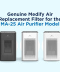 MA-25 Replacement Filter Set For Air Purifier 3 In 1 With Pre Filter True HEPA H13 Activated Carbon For Allergens Smoke Wildfires Dust