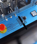 Control panel of Semi Electric Pallet Stacker Straddle Forklift With Adjustable Forks and Support Legs for tight aisles.