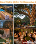 200 LED String Lights 66 Ft Connectable Warm White Cozy Glow Christmas Fairy Lights decorating outdoor wedding and trees