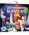 230 Experiments Science Kit For Kids STEM Toys With Magic Chemistry Set Crystal Growing Physics Slime And More Hands On Learning Educational Gift Idea For Boys And Girls box.
