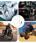 Heavy Duty Transmission Fluid Transfer Pump Kit Featuring Extended Clear Hose And Swivel Tip For Hassle Free Differential Gear Oil Change On Hot Rods Trucks And Marine Rigs Zero Sweat Design White displayed with marine engines, sports cars, and off-road motorcycles.
