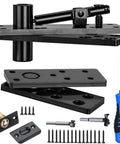 Hidden Pivot Door Hinge Set For Bookcases And Murphy Doors 600 Lbs Load Bearing Thickened Solid Steel Heavy Duty Hardware