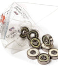 Premium Ceramic Bearings Set Of 8 For Skateboards Longboards Inline Skates And Rollerblades Featuring ZrO2 Ceramic Balls