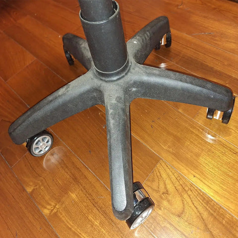 Premium 2.5 Inch Office Chair Casters Featuring Silent Gliding Polyurethane Tires hardwood floor compatible under chair base