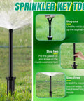 10 Inch Popup Riser Extension For Sprinklers Compatible With Rain Bird 1800 And Hunter Pro Spray Sprinkler Head Instructions