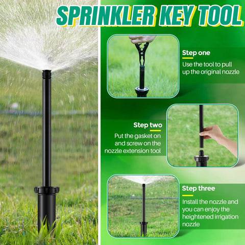 10 Inch Popup Riser Extension For Sprinklers Compatible With Rain Bird 1800 And Hunter Pro Spray Sprinkler Head Instructions