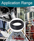 Automotive Silicone Vacuum Hose 10 Ft 3 Eighth Inch ID Vacuum Line 130 PSI Max Pressure High Temp Durable Tubing shown in diverse applications