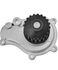 Premium Engine Cooling Water Pump For Chrysler Sebring 1996 To 2006 And Voyager 2000 To 2003 with black gear and silver casing.