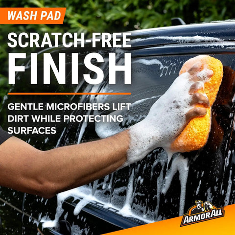 All in One Eight Piece Car Care Kit With Extreme Tire Shine And Ultra Shine Wash And Wax Glass Cleaner Multi Purpose Cleaner
