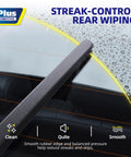 Premium 11 Inch Rear Windshield Wiper Blade Delivers Dead Nuts Grip And Whiz Bang Smooth Sweep With Zero Hassle Direct Fit For Chevy Hhr Hyundai Accent Trunk Glass on wet windshield.