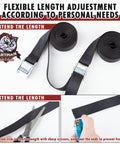 12 Foot By 1 Inch Lashing Straps 6 Pack Cargo Tie Down Straps No Hooks Needed With Carry Bag Working Load Limit 200 Lbs And 600 Lbs Break Strength Silver Protectant Finish Flexibility