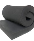 Rock Solid High Density Upholstery Foam Sheet 2 Inch Thick 24 Inch Wide 72 Inch Long 1.8 Lb Density 44 ILD, rolled foam for seat cushions.