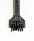 5mm Claw Tooth Leather Stitching Chisels Set With Round Hole Punching Tool head close-up, durable high-carbon steel construction