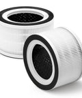 Replacement Filter Set For Afloia Halo And Mooka Allo Air Purifiers, H13 True HEPA 0.3 Micron Filtration, 3 Stage, 2 Pack on display