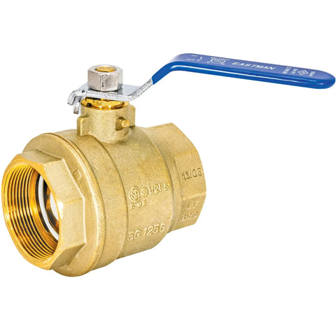 2 Inch IPS Heavy Duty Full Port Ball Valve Brass Plumbing Fitting