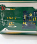 Box of 12 In 1 Electrical Repair And Home Hand Tool Kit Set For DIY Pros And Weekend Warriors showing tools and case