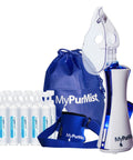 New Classic Handheld Personal Steam Inhaler Vaporizer And Humidifier with accessories including blue bag and water vials