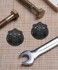 Universal Black Fan Control Knobs 10 Pack Replacement Caps for Floor Fans in Warehouse and Office Use Durable Plastic Construction Built to Last with Smooth Rotary Control and Easy Grip for Tough as Nails Heavy Duty Everyday Cooling, black plastic knob pair