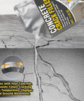 500g Concrete Crack Filler Waterproof Self Leveling Sealant being applied to concrete cracks