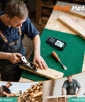 Rechargeable Pinless Moisture Meter For Drywall Detect Hidden Water Leaks And Condensation Before Damage DIY Ready And Great For Early Inspections Plumbing And Roof Leak Checks And Quick Home Renovation Prep, wood mode