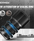 Oil Dipstick Tube Pan Plug For Gen 3 4 LS Truck Engines With Aluminum Construction Fits LQ4 LQ9 L92 L33 LR4 Works With Chevy Trailblazer And Related Gen 3 LS Powerplants Built Tough Durable Pan Plug For Easy Maintenance, featuring integrated sealing ring and black aluminum design