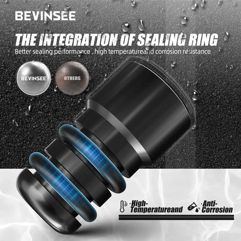 Oil Dipstick Tube Pan Plug For Gen 3 4 LS Truck Engines With Aluminum Construction Fits LQ4 LQ9 L92 L33 LR4 Works With Chevy Trailblazer And Related Gen 3 LS Powerplants Built Tough Durable Pan Plug For Easy Maintenance, featuring integrated sealing ring and black aluminum design