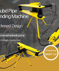 Heavy Duty Manual Hydraulic Pipe Bender With 20 Ton Force Quick Release Tubing Roller For Steel And Copper, thickened design with manual hydraulic pump.