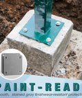 Eight Piece Five By Five Inch A36 Steel Plates One Quarter Inch Thick With Four Holes Hot Rolled Weldable Square Metal on concrete