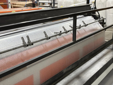Manufacturing process of Two Rolls Of Three Sixteenth Inch Bubble Cushioning Wrap Padding, 700 Feet Total, 12 Inch Wide, Perforated Every 12 Inches