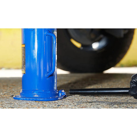 Badass 12 Ton Hydraulic Bottle Jack With High Grade Steel Welded Base For No Sweat Shop Grind Daily Auto Repair And Farm Hauling 15.94 To 18 Inch Lift Height Built Legit