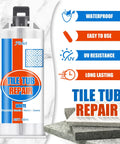 All In One Ceramic Tile Repair Kit For Chips Cracks Scratches Dents And Holes On Ceramic Porcelain Tub Fiberglass Quartz Marble
