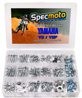 Bolt Kit For Yamaha YZ YZF Dirt Bikes 1996 To Present Replaces Most Common Fasteners Across 80cc To 450cc Two Stroke And Four Stroke OEM Style