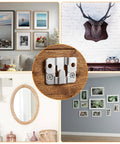 Massive 200-Piece Flush Mount Bracket Set With Stainless Steel Hanging Buckles in use for frames and decorations