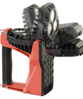 Vulcan 180 Lantern Cranks Out 1200 Lumens With 548M Beam, 180-Degree Articulating Head That Locks Forward, Quick Release Strap, Orange