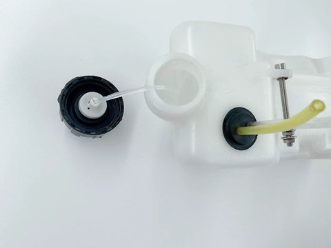 Retro Fit Gas Fuel Tank Kit for FS106 Trimmer with Mounting Accessories Replacement ABS Tank 4126 350 0400 close-up