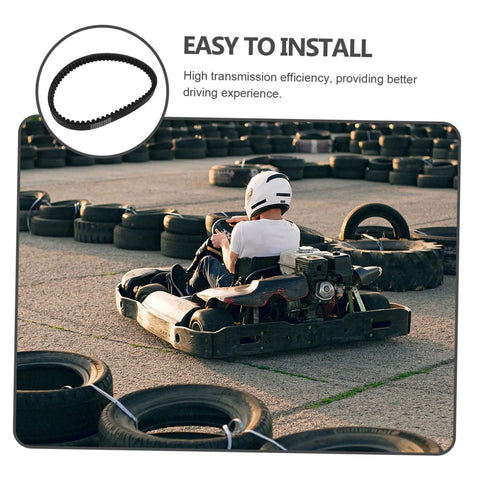 Go Kart Drive Belt High Efficiency For Racing Go Kart Durable Rubber Belt With Long Lifespan Precise Transmission Smooth Power Transfer