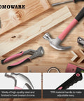 218 Piece Pink Home Tool Kit Set With Bag For DIY Home Maintenance And Everyday Repairs Includes Screwdrivers Pliers Hammer