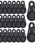 20 Pack Movable Tarp Clips For Outdoor Camping And Tent Setups, Waterproof Plastic Tarpaulin Clips, black color, strong grip