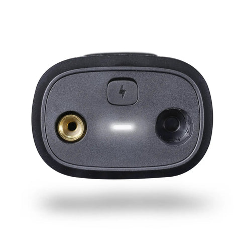 Top view of the Slick Rechargeable Tire Inflator And Portable Air Compressor Featuring Digital Led Display with pressure settings.