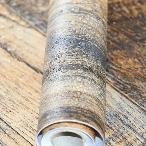Faux Wood Peel And Stick Wallpaper Self Adhesive Vinyl Decorative Removable Waterproof Brown roll with water droplets